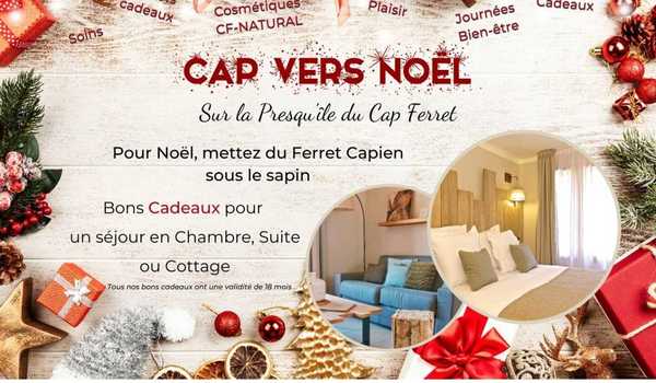 Cap vers Noël sur la Presqu'ile du Cap Ferret